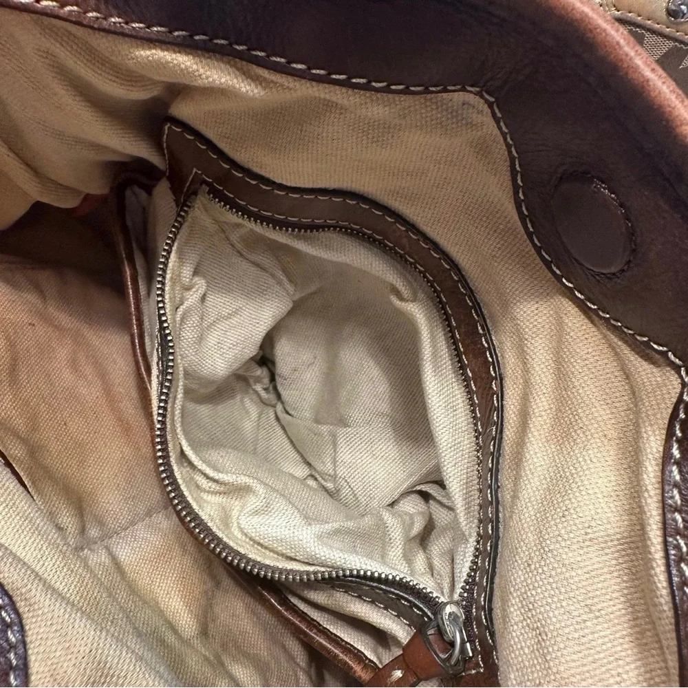 🌹VINTAGE Michael Kors • Brown Logo Large Hobo Bag Wallet Bundle